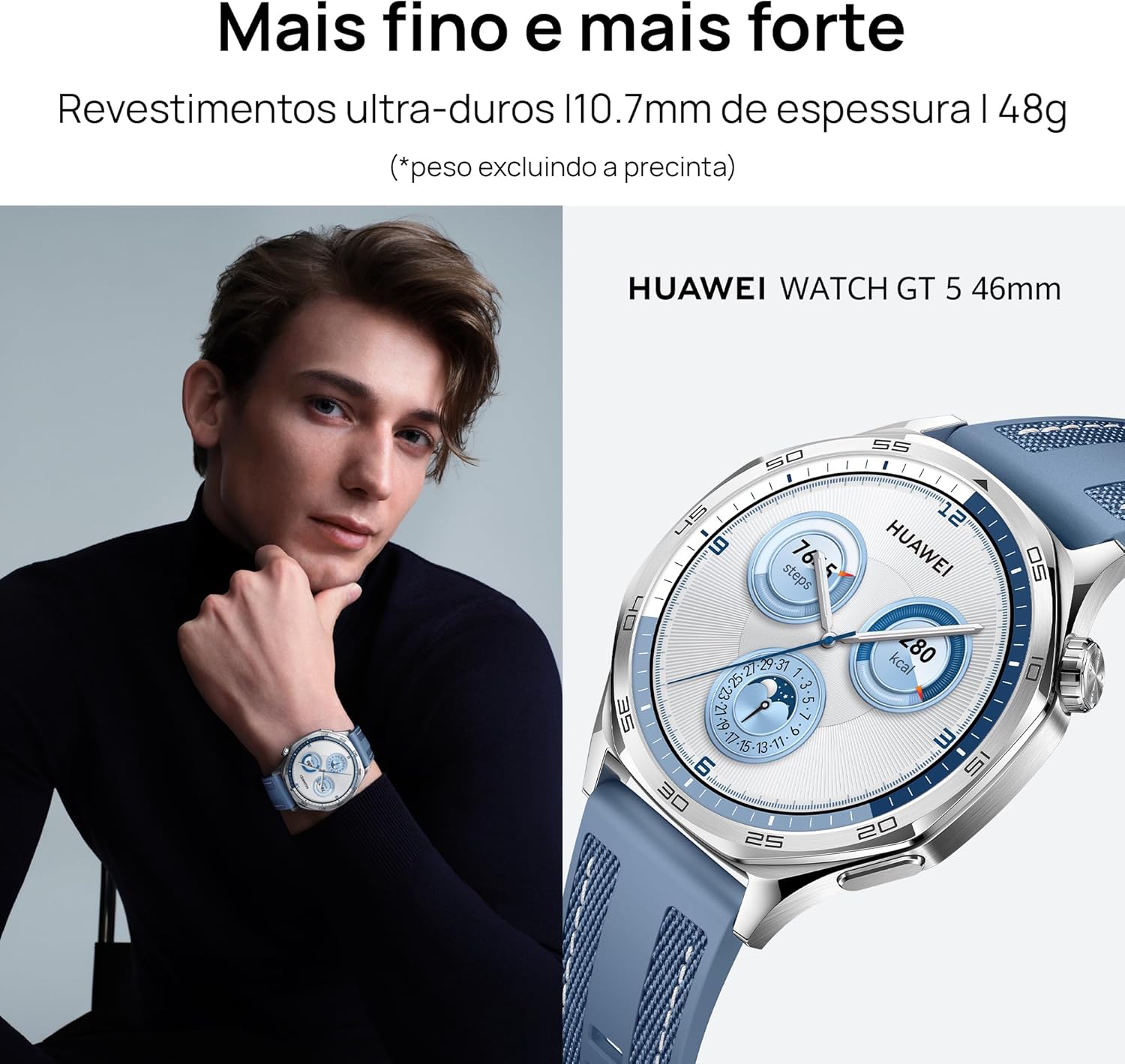Não Compre Antes de Ler! Tudo Sobre o Smartwatch HUAWEI WATCH GT 5: Prós, Contras e Melhor Preço. 3 HUAWEI WATCH GT 5 4